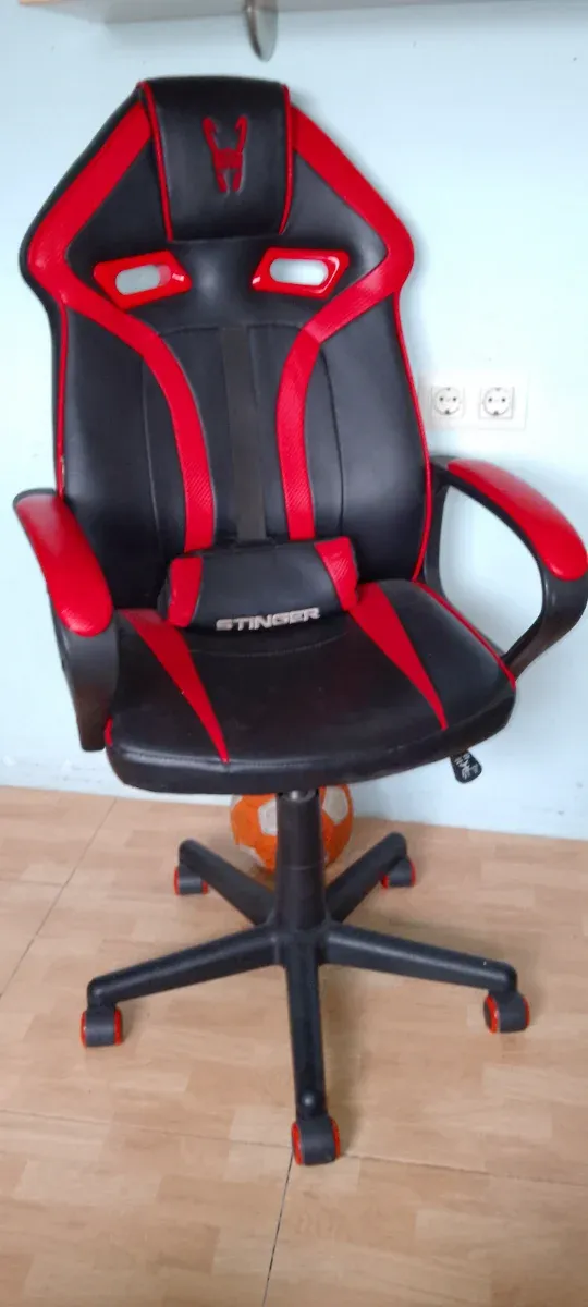 Sedia da Gaming Stinger Nera e Rossa