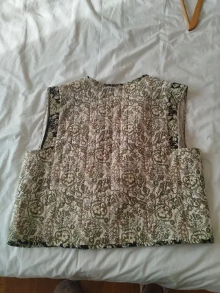 Chaleco boho estampado talla única