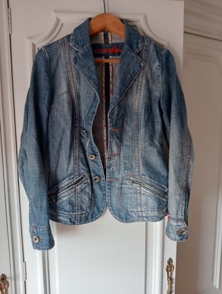 Chaqueta tejana estilo americana