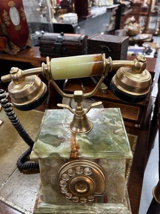Teléfono FATAP Italia Vintage Mármol y Latón