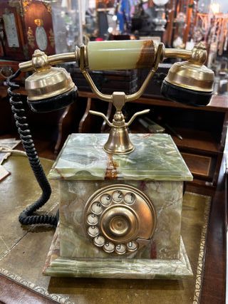 Teléfono FATAP Italia Vintage Mármol y Latón