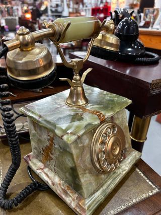 Teléfono FATAP Italia Vintage Mármol y Latón