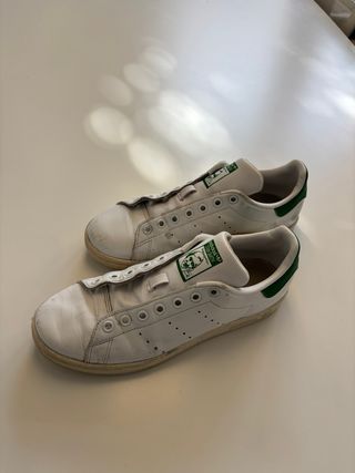 Adidas Stan Smith Deportivas Blancas y Verdes