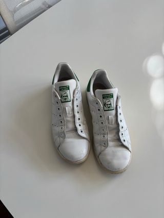 Adidas Stan Smith Deportivas Blancas y Verdes