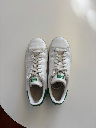 Adidas Stan Smith Deportivas Blancas y Verdes