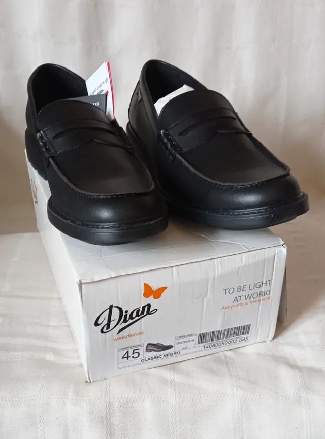 Zapatos de vestir hombre negros talla 45