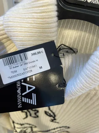 Jersey EA7 cuello alto con dibujo