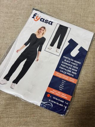 Pantalones de disfraz Fyasa Negro Talla S