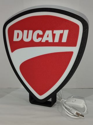 Lámpara LED Logo Ducati 20% DESCUENTO