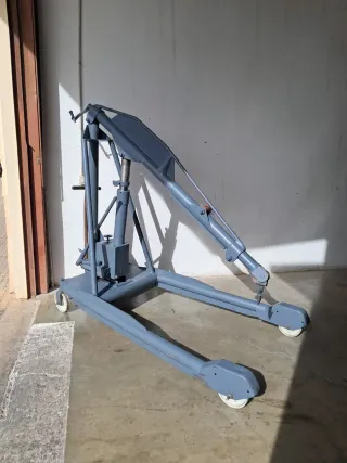 Pluma grua de elevación portátil