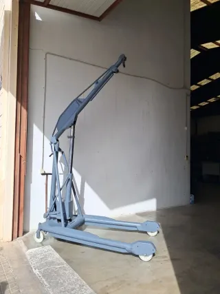 Pluma grua de elevación portátil