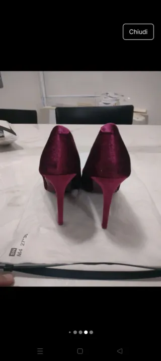 Scarpe Fiori&Spine donna n.38 bordeaux