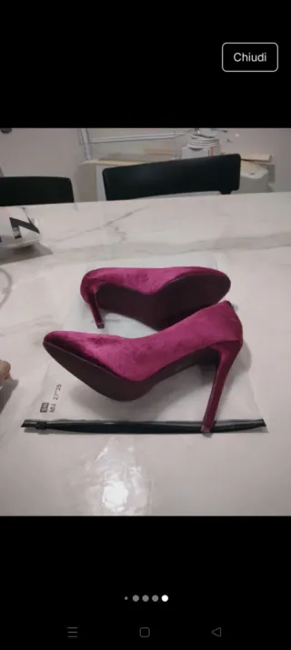 Scarpe Fiori&Spine donna n.38 bordeaux