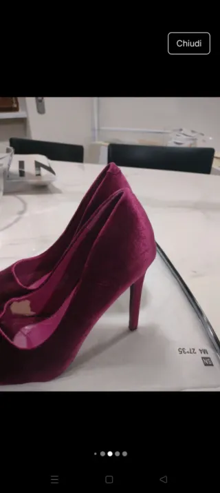 Scarpe Fiori&Spine donna n.38 bordeaux