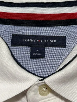 Polo Tommy Hilfiger Bianco Tg M