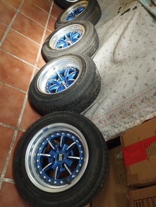 4 Llantas Braid 13 4x100 .