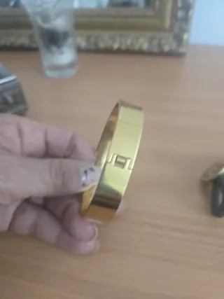 Pulsera estilo Hermes de acero y esmaltada