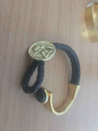 Pulsera estilo Hermes de acero y esmaltada