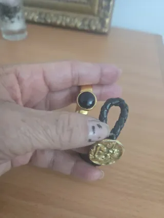 Pulsera estilo Hermes de acero y esmaltada