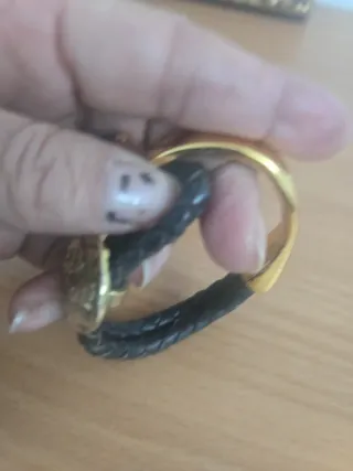 Pulsera estilo Hermes de acero y esmaltada