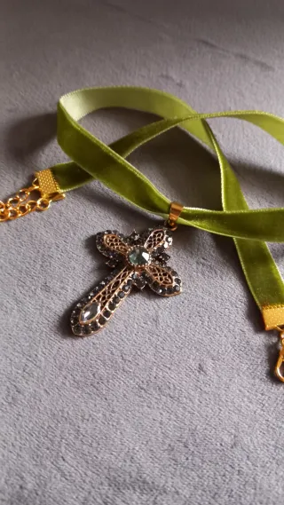 Colgante Cruz Fallera Huertana Traje Regional