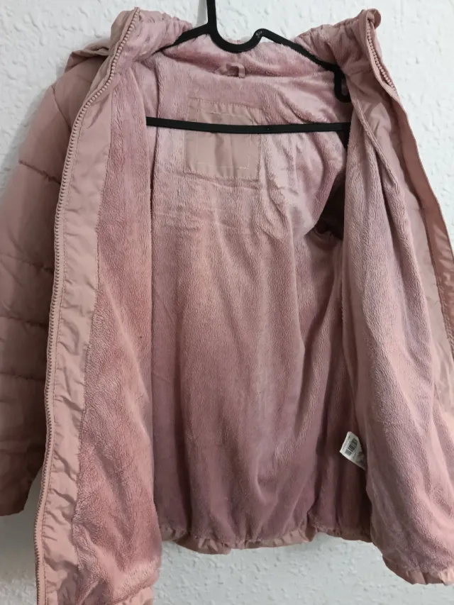 Chaqueta de invierno rosa para niñ@s