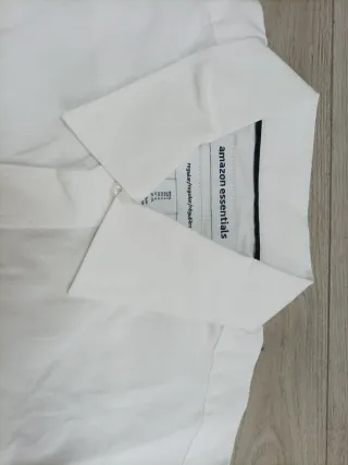 Camisa blanca de popelina manga larga