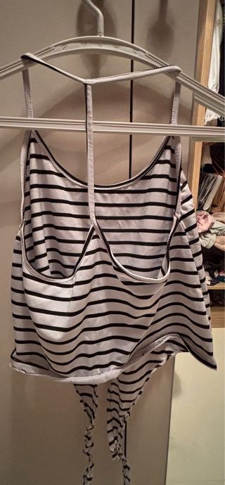 Camiseta de tirantes a rayas