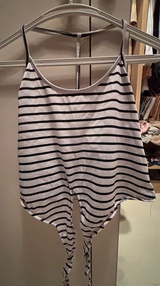 Camiseta de tirantes a rayas