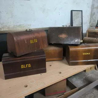 Tapa de máquina de coser