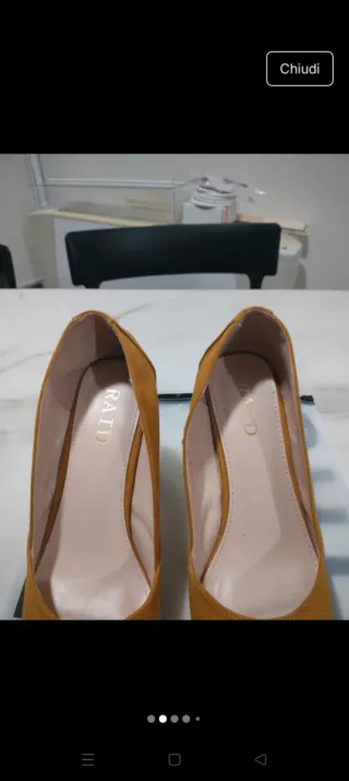 Scarpe con zeppa Raid donna n. 38 senape