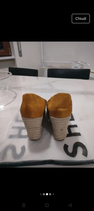 Scarpe con zeppa Raid donna n. 38 senape