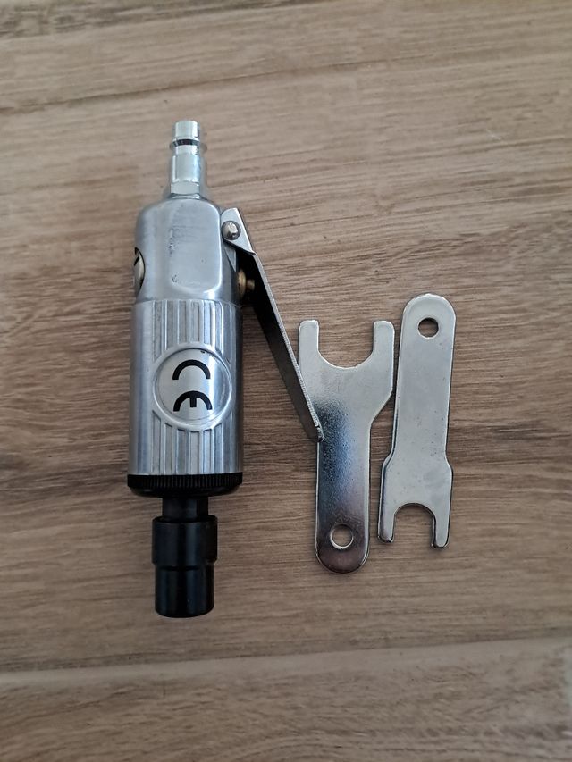 Mini amoladora neumática recta