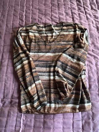 Camiseta manga larga estampada