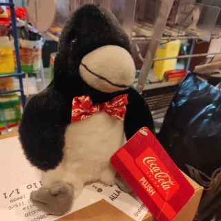 Peluche Pinguino Coca-Cola alto 20 cm