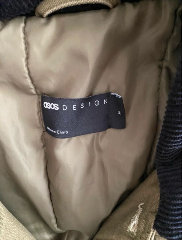 Chaqueta caqui hombre