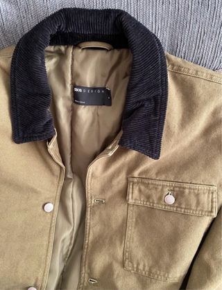 Chaqueta caqui hombre