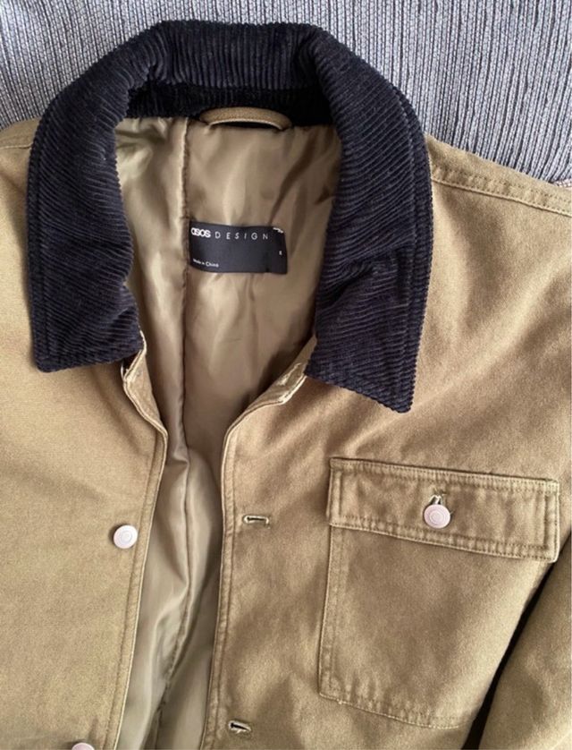 Chaqueta caqui hombre