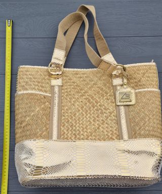 Borsa AB COLLEZIONI paglia e oro