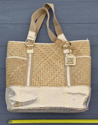 Borsa AB COLLEZIONI paglia e oro