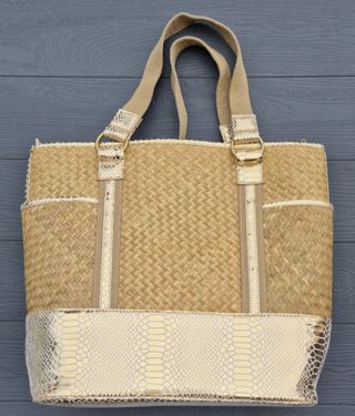 Borsa AB COLLEZIONI paglia e oro