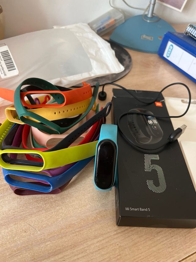 Xiaomi Mi Smart Band 5 Azul + 15 pulseras