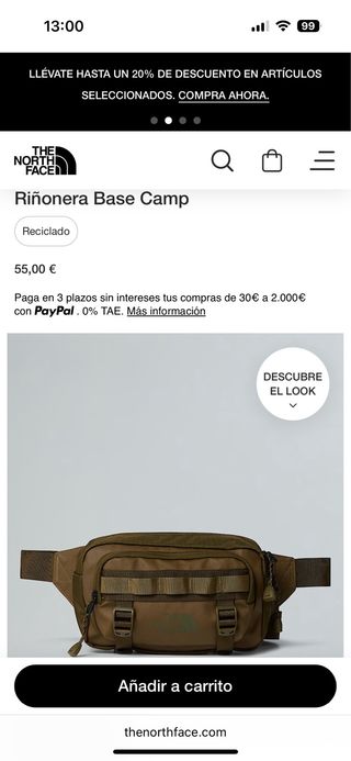 Riñonera The North Face Base Camp