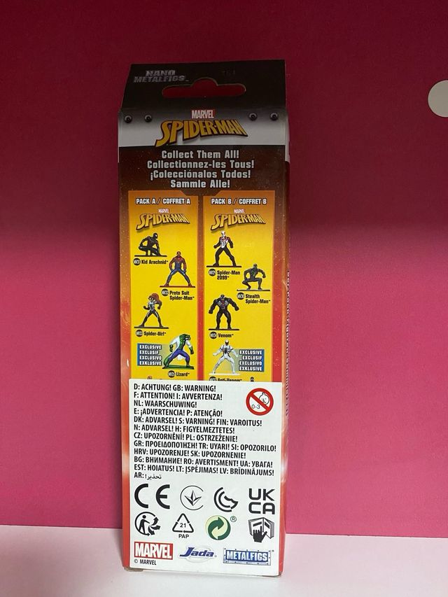 Figuras Spiderman Nano Metalfigs