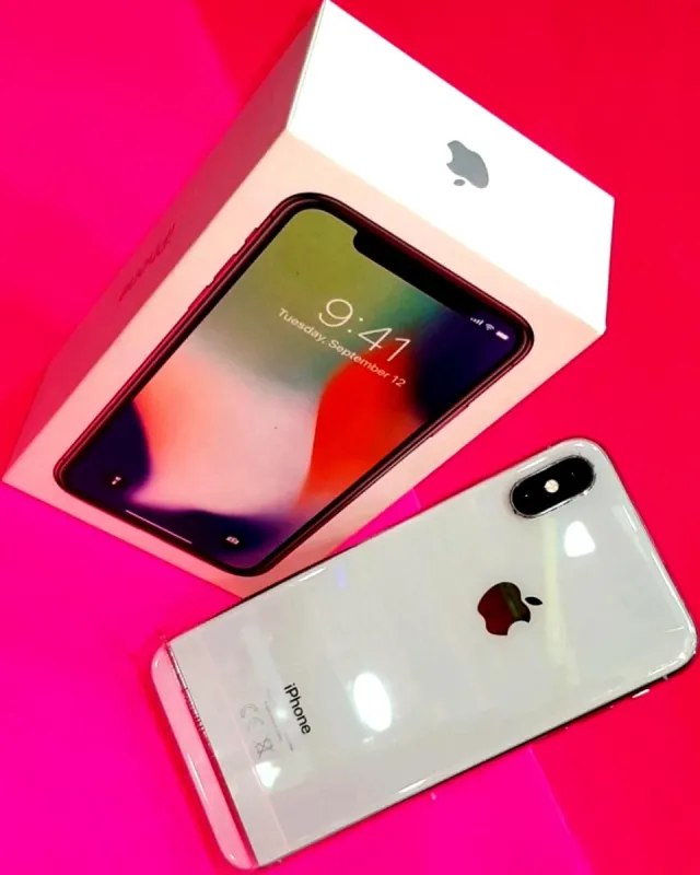 IPHONE X SILVER 256GB INTACTO BATERIA 100%