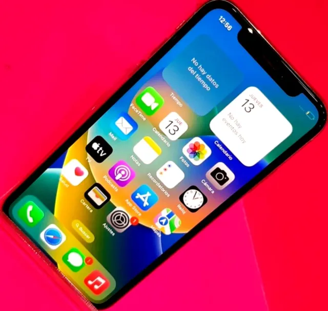 IPHONE X SILVER 256GB INTACTO BATERIA 100%