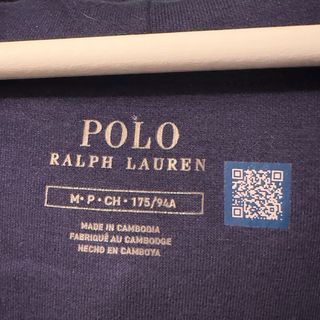 Felpa Ralph Lauren Blu Zip Hoodie