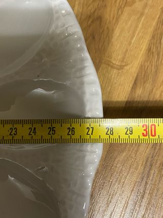 Piatto Portauova Ceramica Bianca