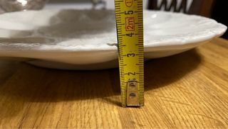 Piatto Portauova Ceramica Bianca