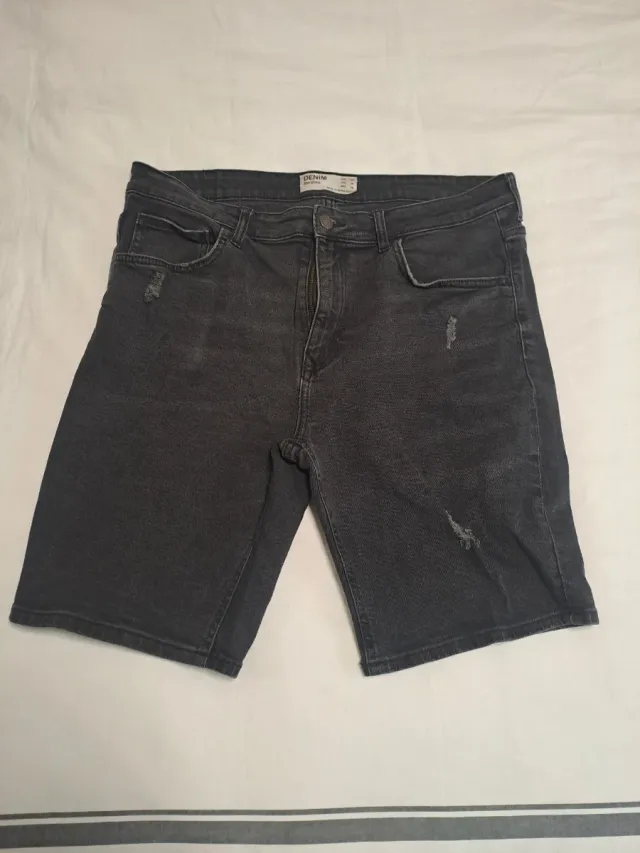 Pantalones cortos vaqueros negros